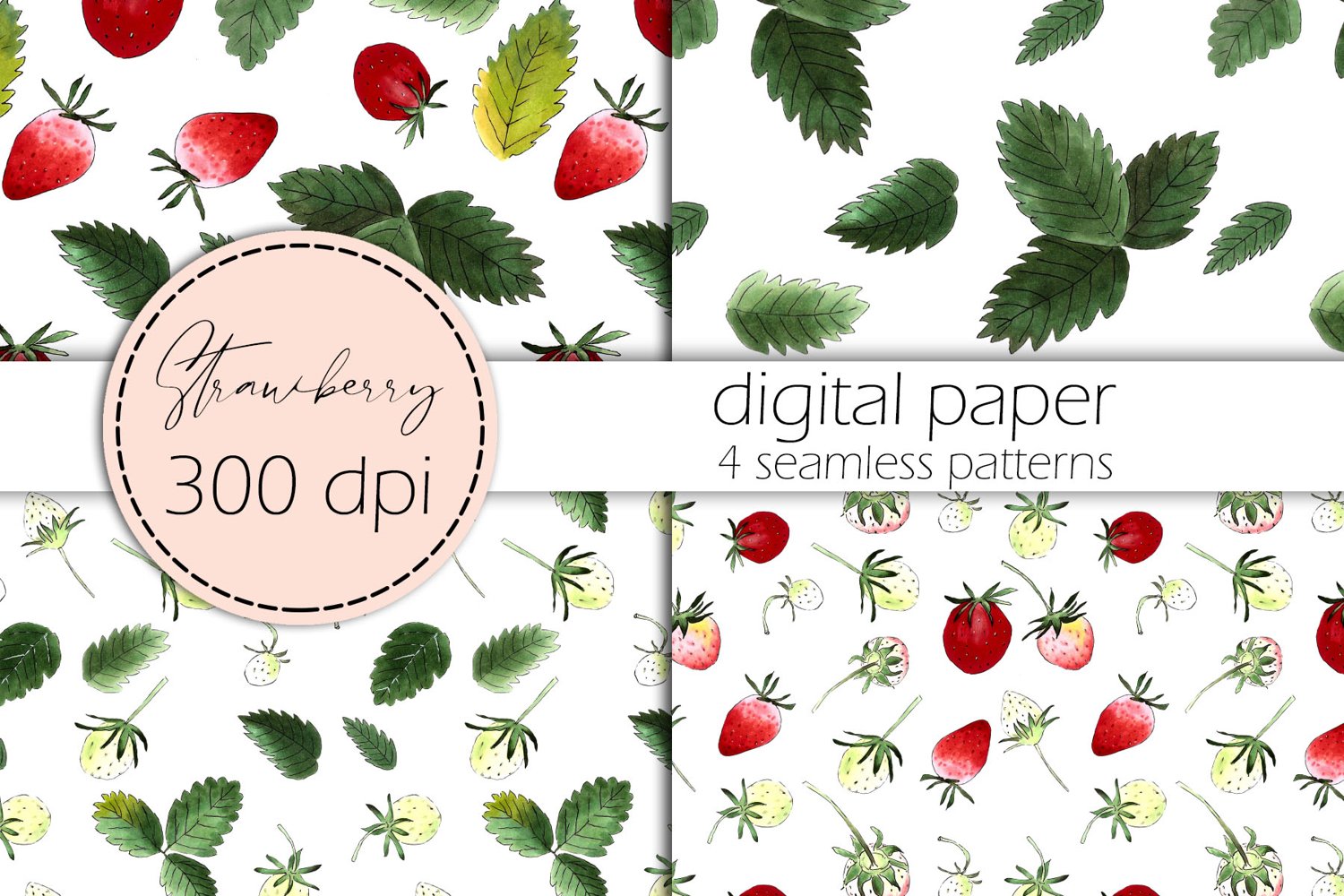 Cover image of Strawberry Digital Paper.