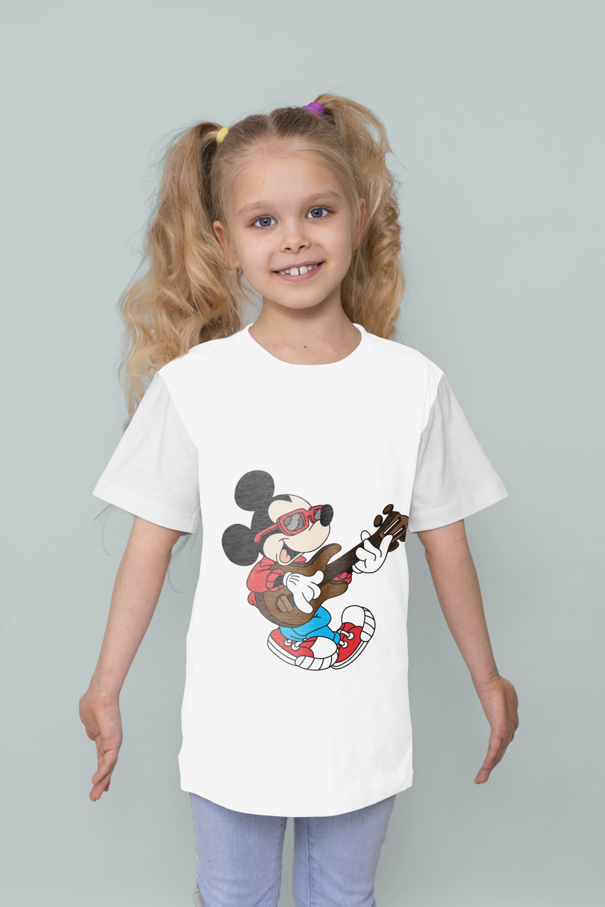Disney mickey mouse style.
