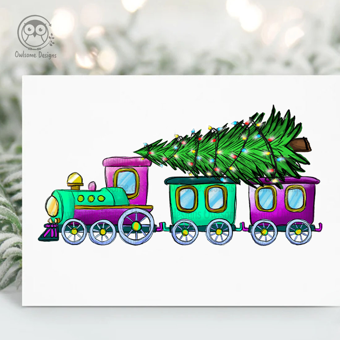 Christmas Tree On The Train created by mingying337.