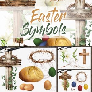 Easter Symbols Illustration – MasterBundles