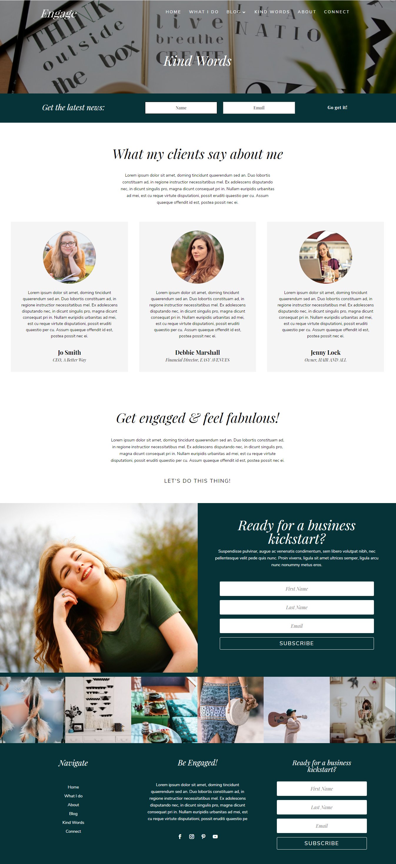 Use this WordPress template for your brand.