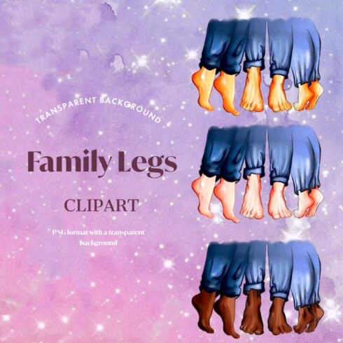 Family Legs Clipart.