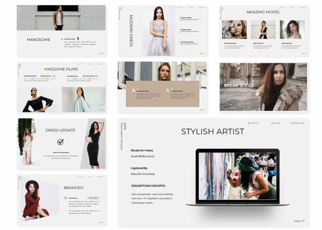 Modeling | Powerpoint Template – MasterBundles