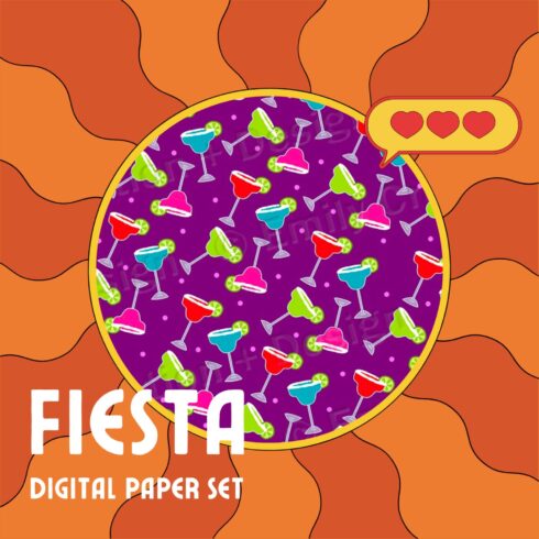 Fiesta Digital Paper Set.