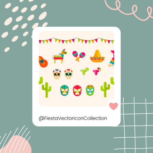 Fiesta Vector Icon Collection.