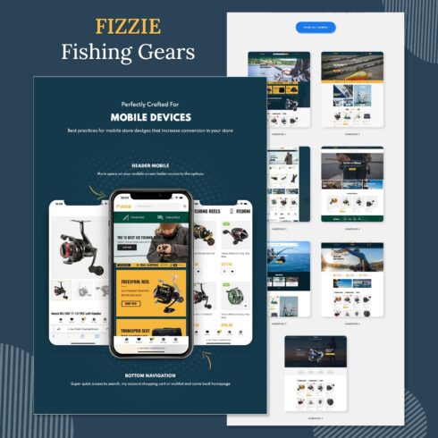 Fizzie - Fishing Gears Store Shopify Theme.