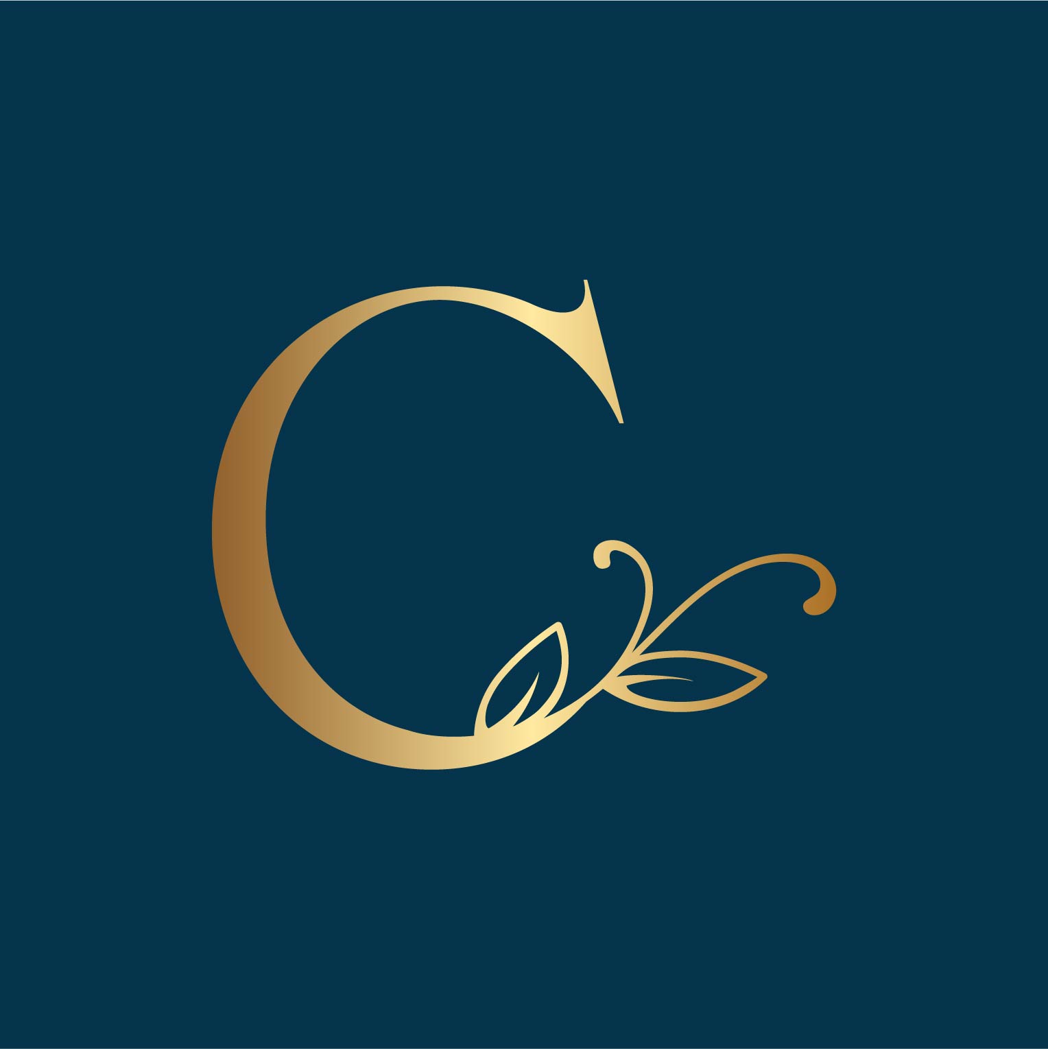 Elegant Logo Design Vector Art PNG, Abstract Elegant Flower Logo