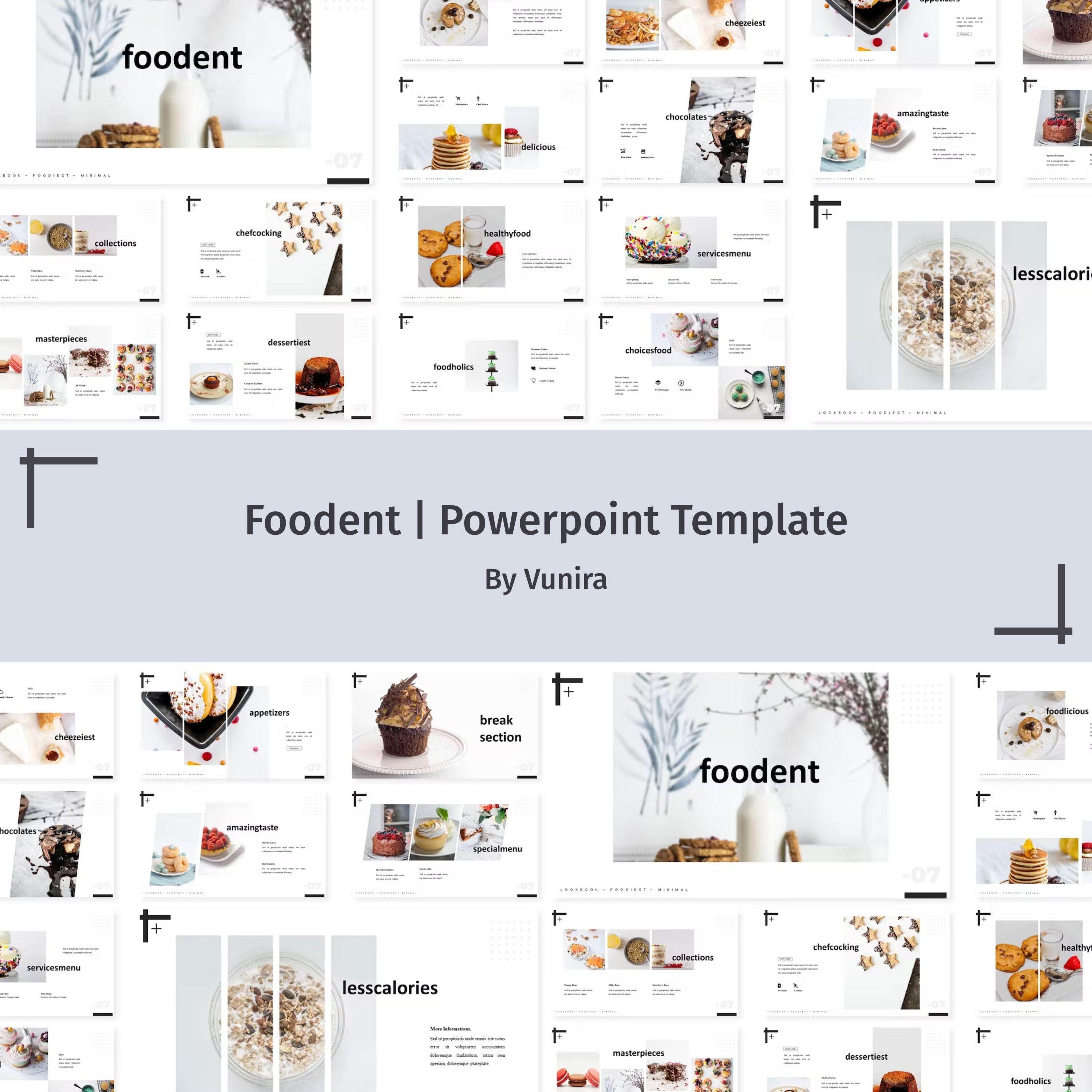 Foodent | Powerpoint Template - main image preview.