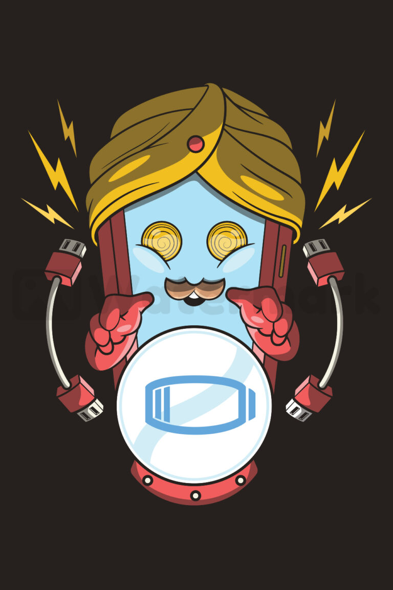 Phone Battery Character Vector Design - MasterBundles