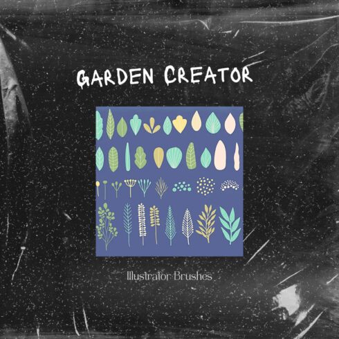 Garden Creator Illustrator Brushes - main image preview.