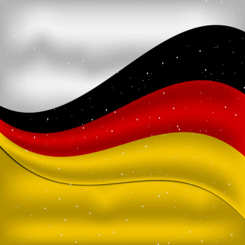 Exquisite image of the flag of Germany.