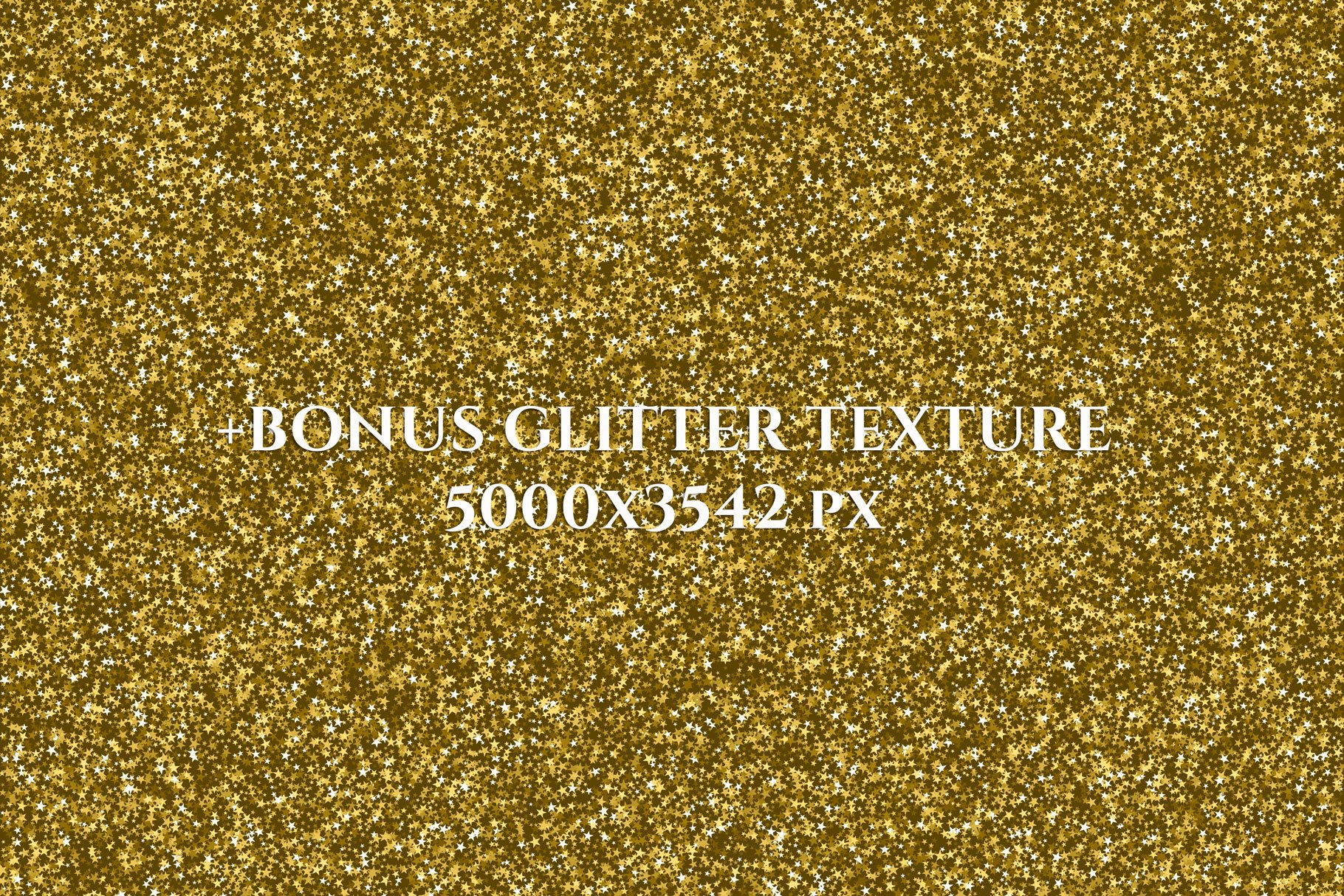 You will het glitter stars texture as a bonus.