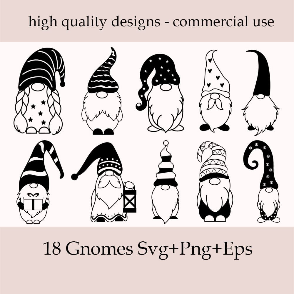 Gnome SVG Bundle - main image preview.