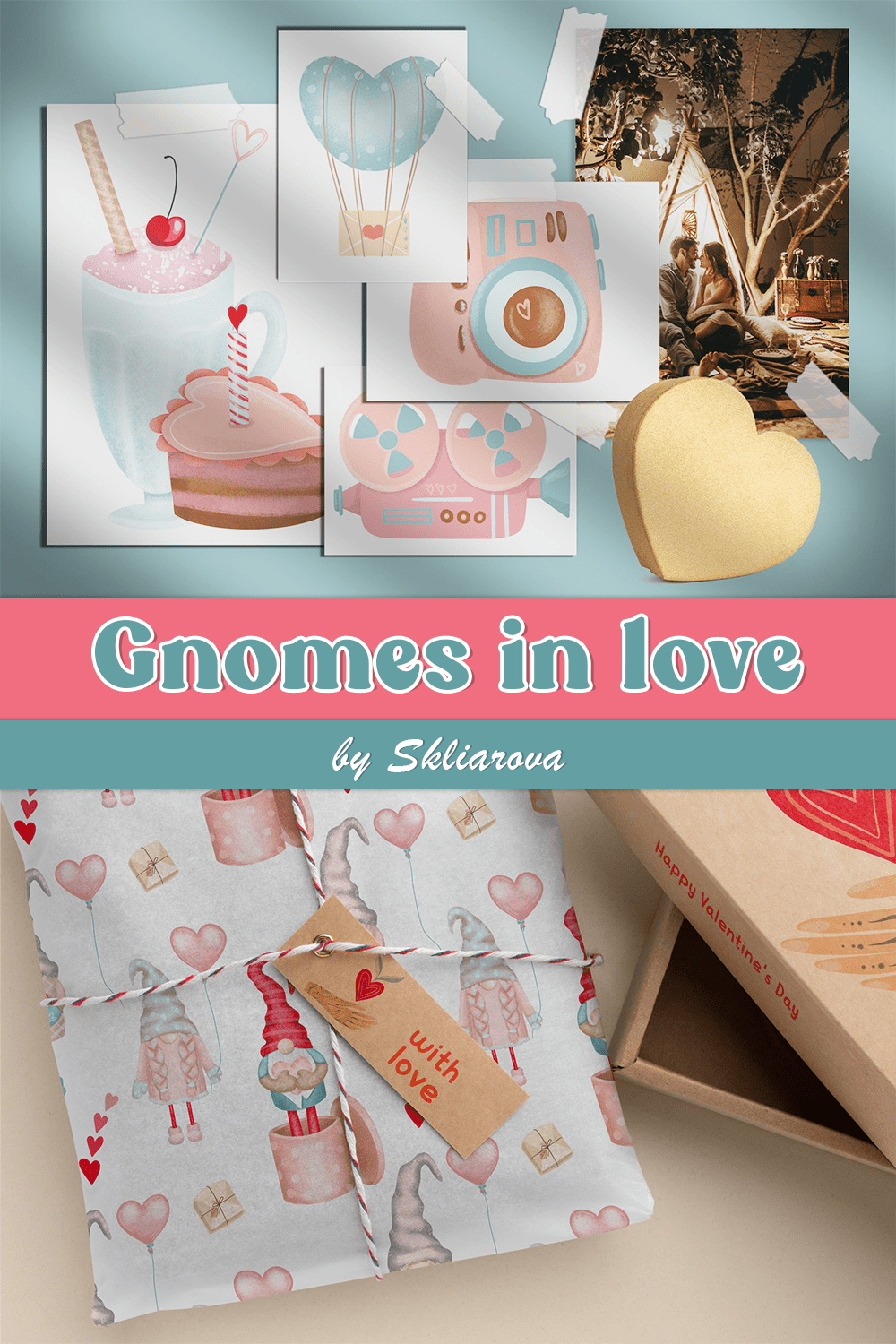 Gnomes In Love - pinterest image preview.