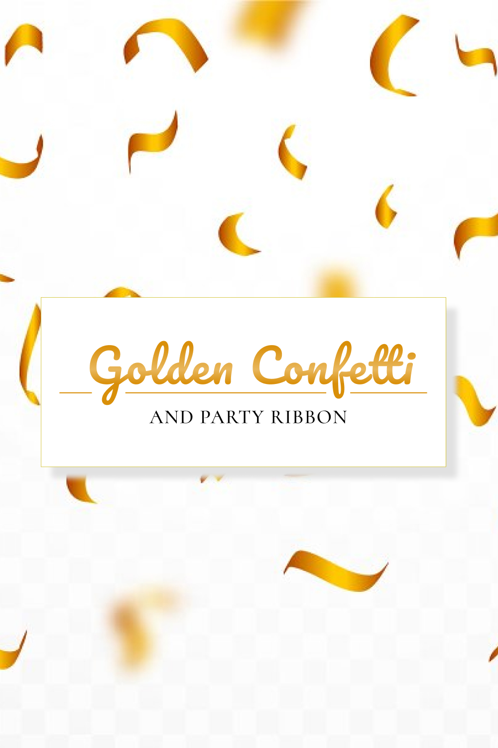 golden confetti and party ribbon pinterest 163