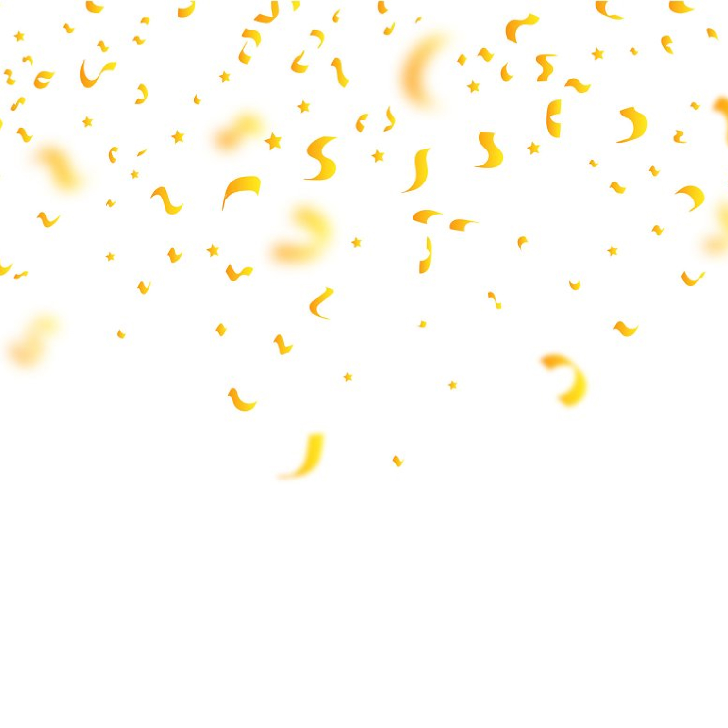 Golden Confetti Falling with Stars cover.
