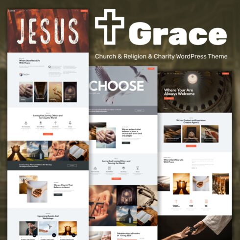 Grace - Church, Religion & Charity WordPress Theme.