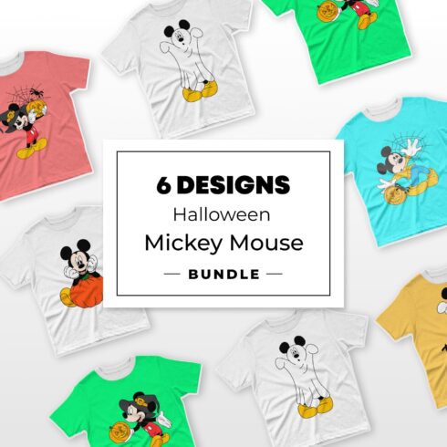 halloween mickey mouse svg t-shirt designs.