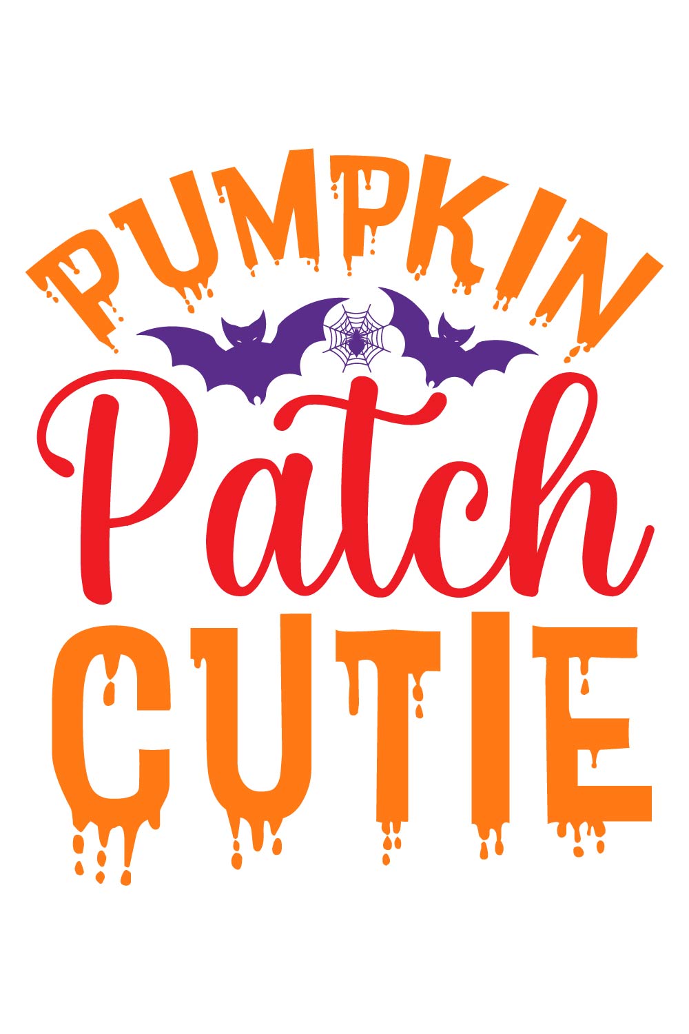 Halloween Pumpkin T-Shirt Design Bundle pinterest image.
