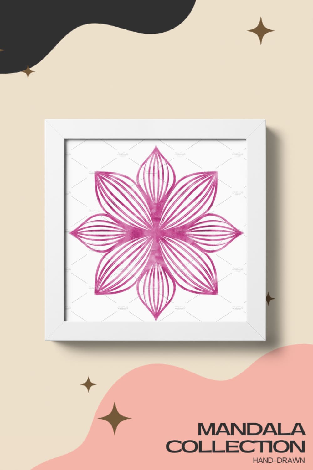 Hand-Drawn Mandala Collection - Pinterest.