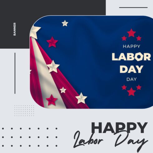 Happy Labor Day Banner.