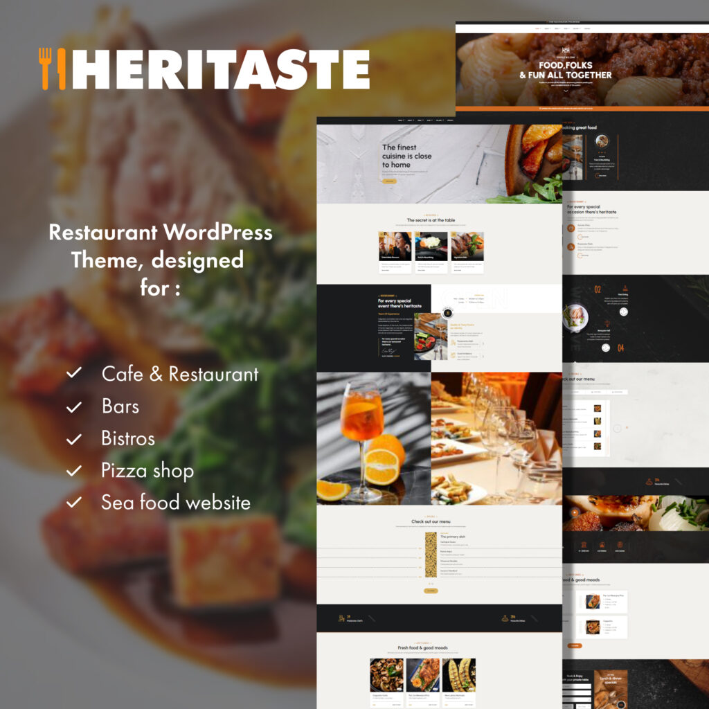 Heritaste - Restaurant WordPress Theme – MasterBundles