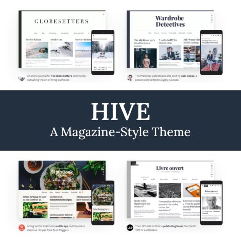 Hive - A Magazine-Style Theme.