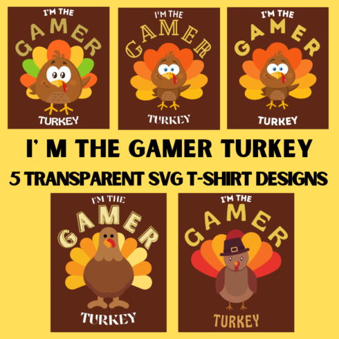 Graphic T-shirt I am a Gamer Turkey Design cover image.