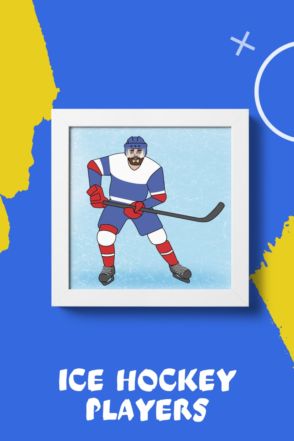 Ice Hockey Players In Vector - Pinterest.