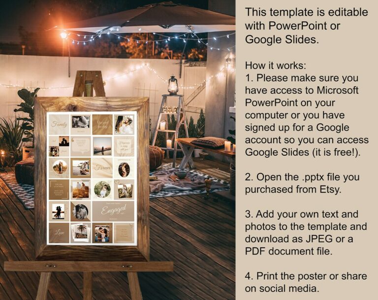 Editable Poster Template Powerpoint Or Google Slides – MasterBundles