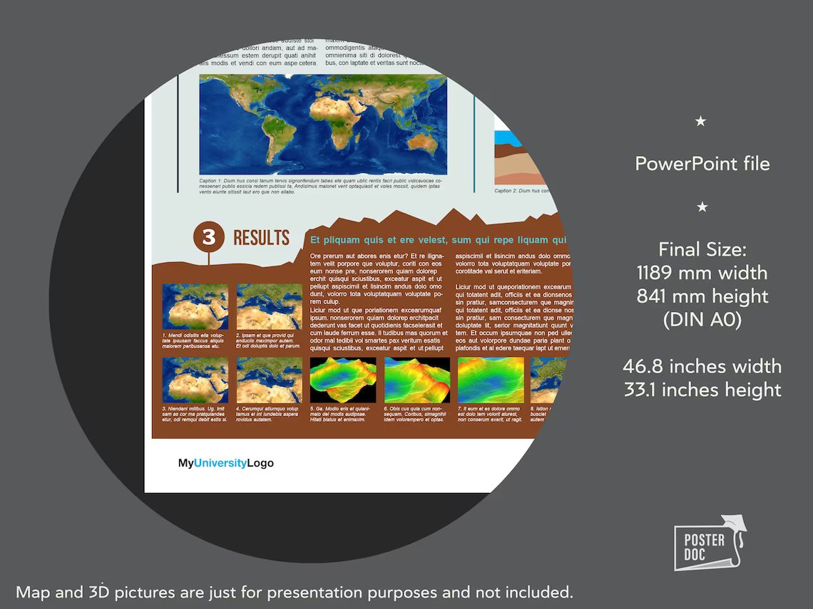 Close-up scientific poster slide with results.