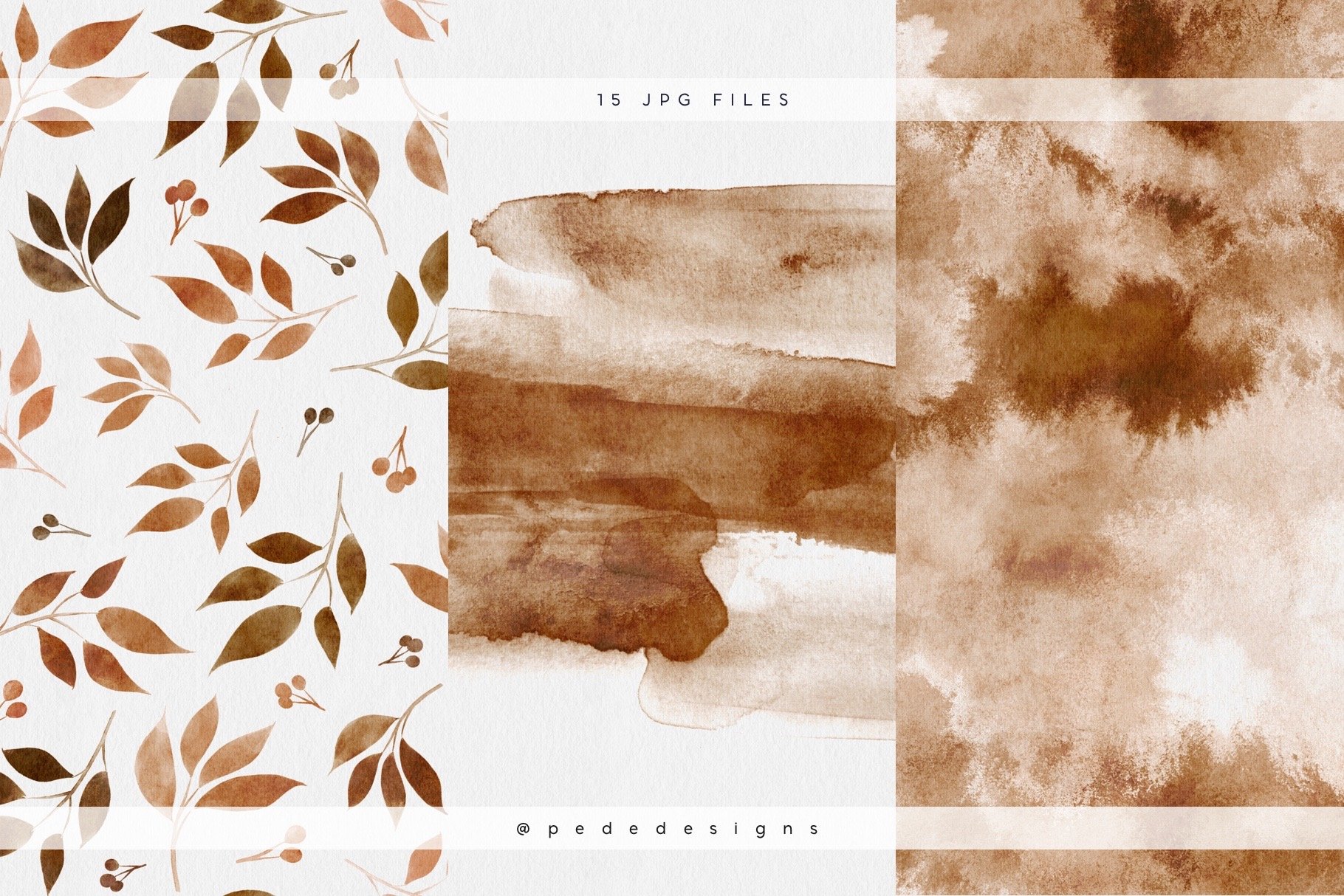 Watercolor brown backgrounds for you.