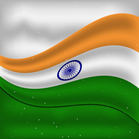 Wonderful image of the flag of India.