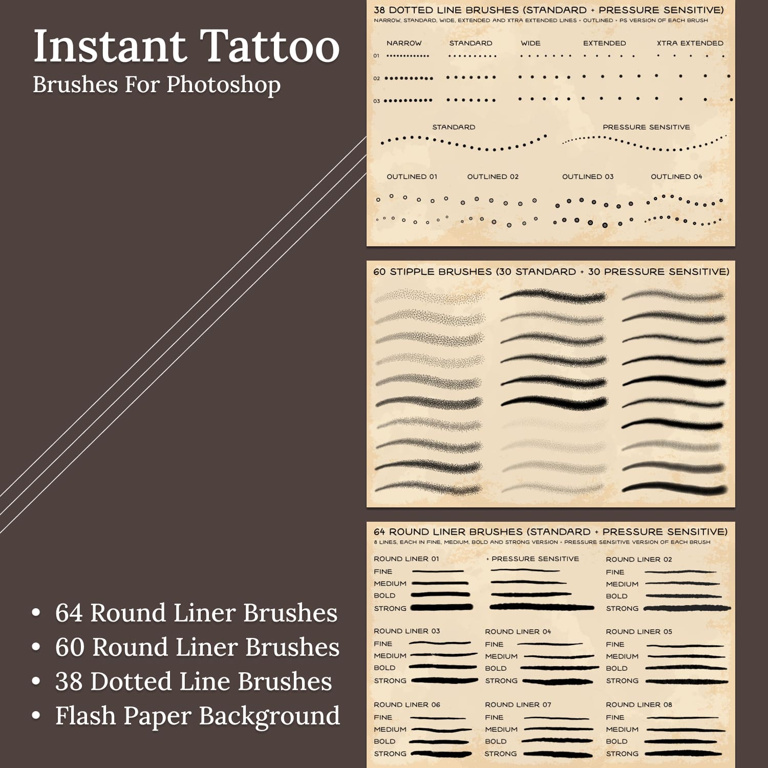 300 Tattoo Brushes Toolkit Preview by XResch on DeviantArt
