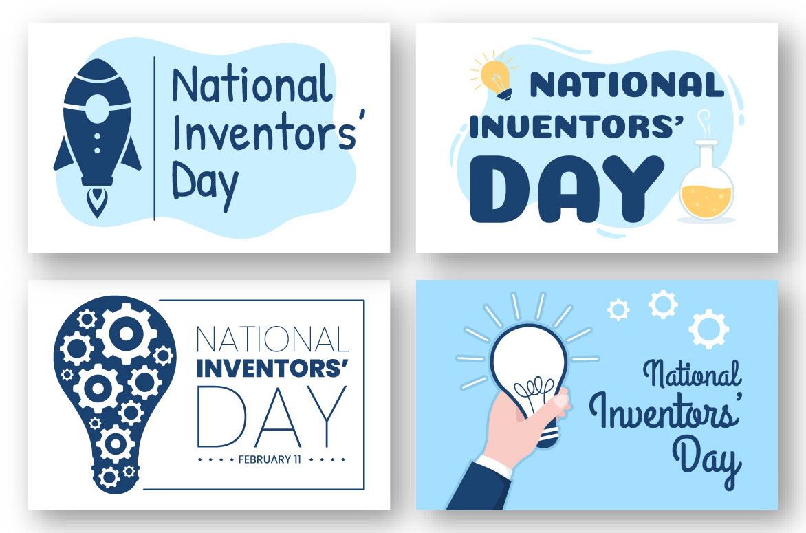 Inventors Day Illustration Design preview image.