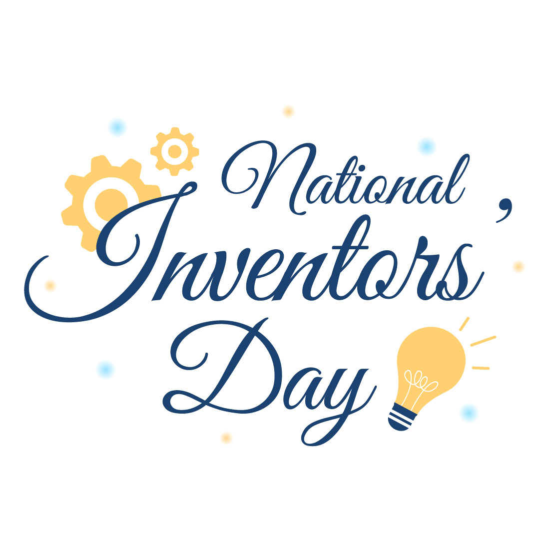 Inventors Day Illustration Design cover image.