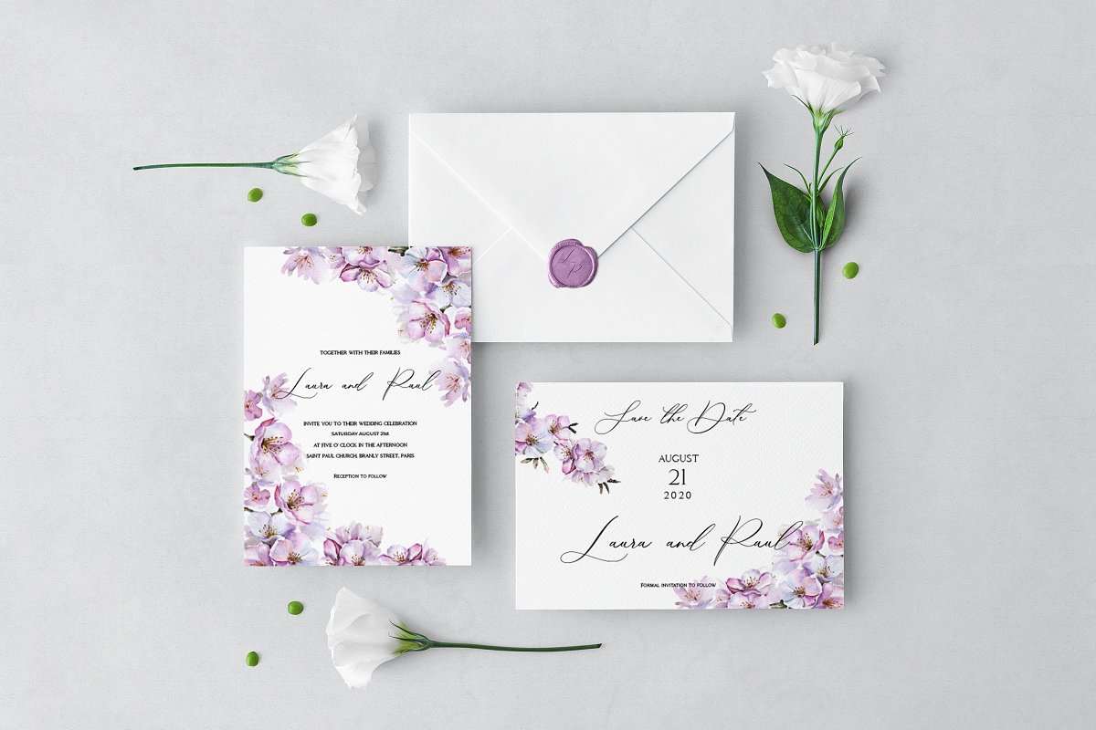 Create invitations, cards and envelope designs.