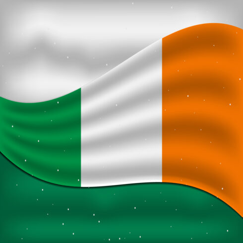 Great image of the flag of Ireland.