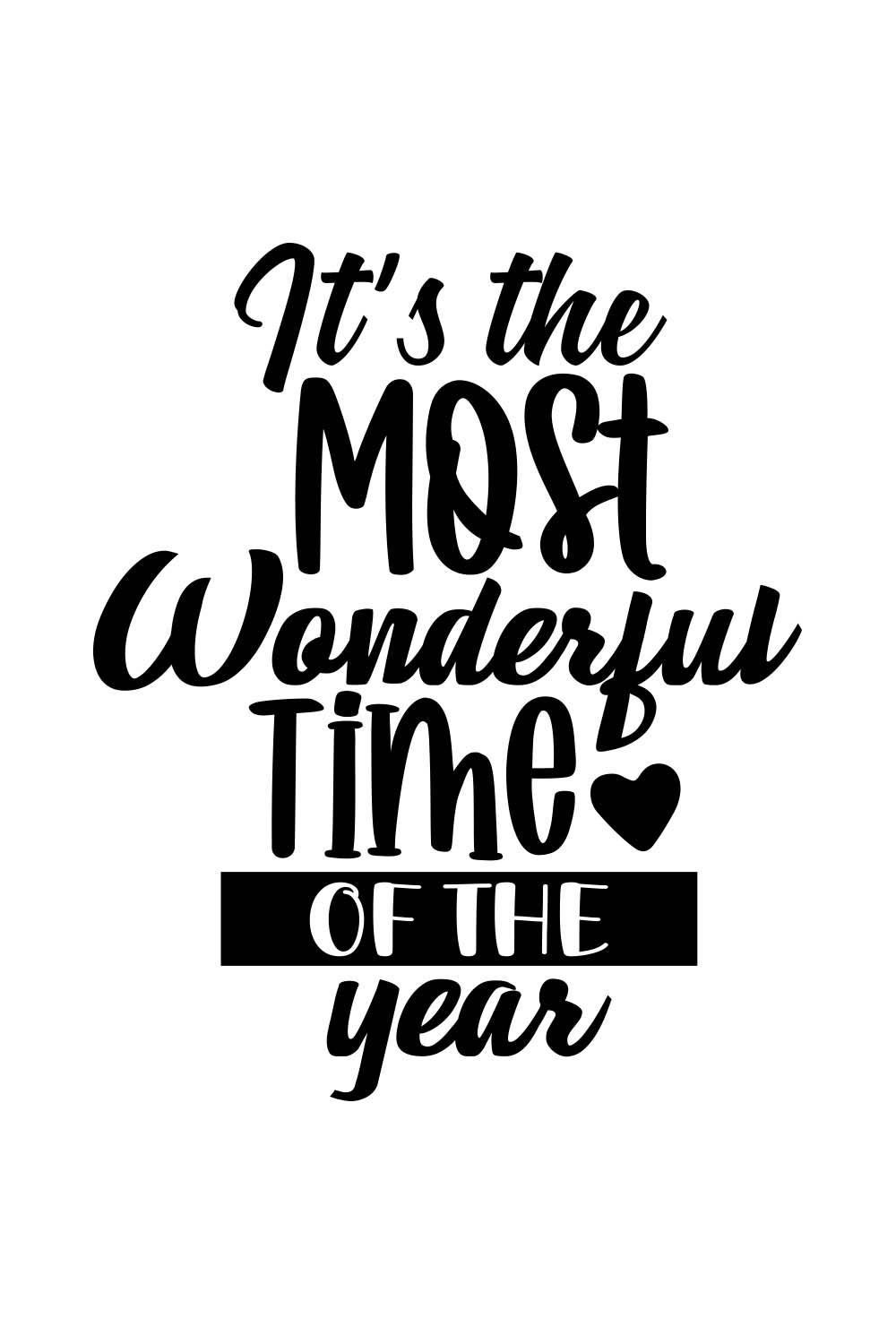 Its The Most Wonderful Time Of The Year SVG Designs - MasterBundles