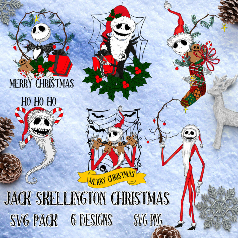 Jack Skellington Face SVG – MasterBundles
