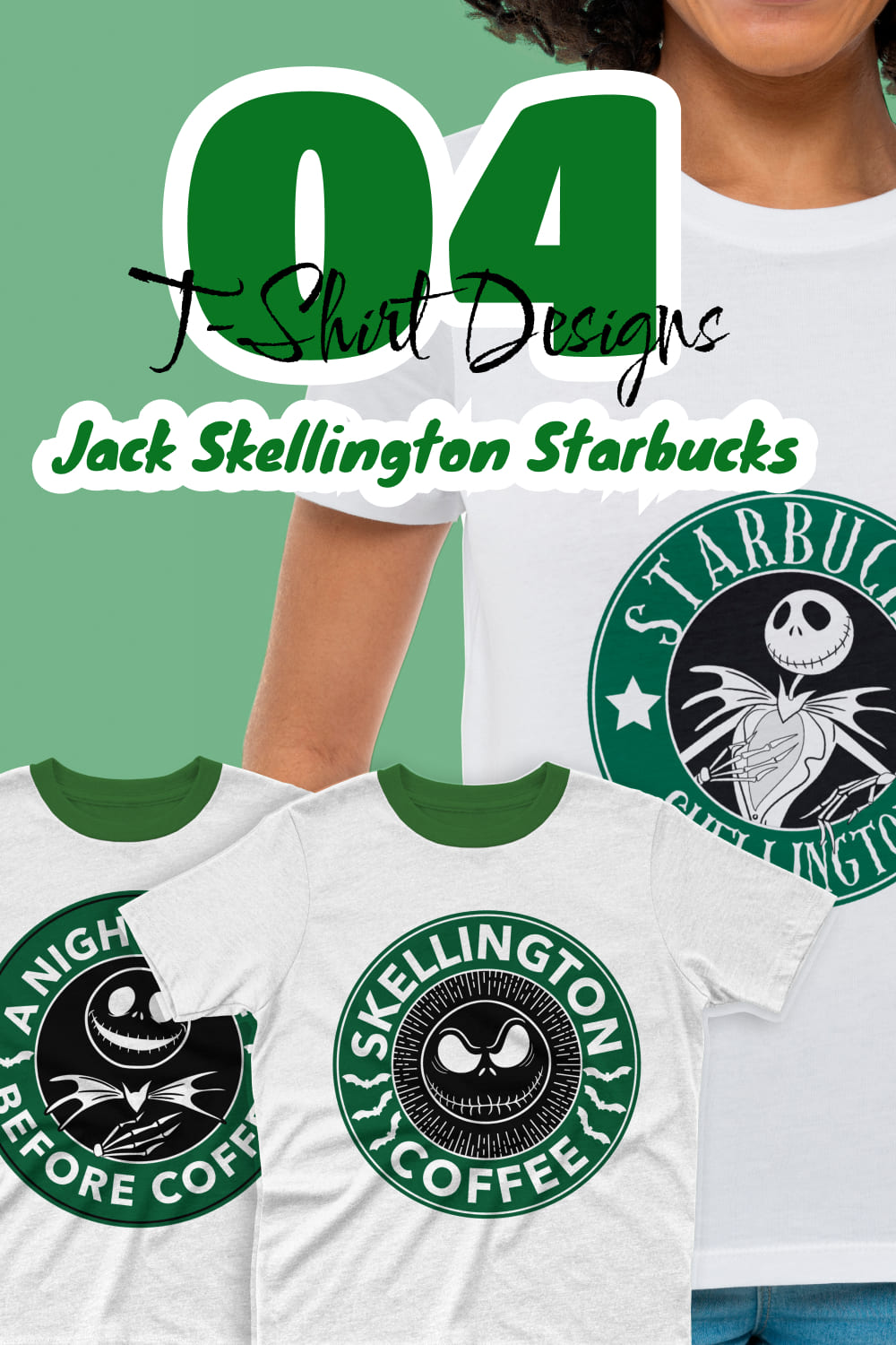 Jack Skellington Starbucks Svg T-shirt Design - Pinterest.