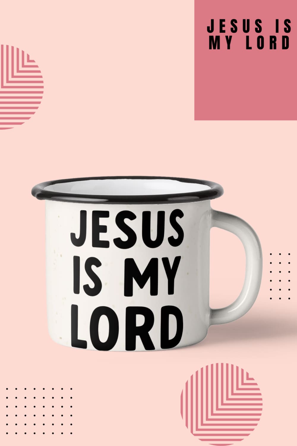 Jesus Is My Lord SVG - pinterest image preview.