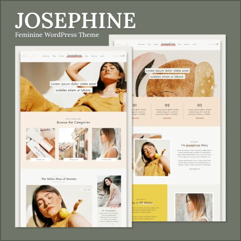Josephine - Feminine WordPress Theme.