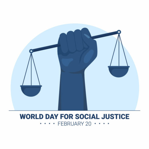 World Day of Social Justice Illustration cover image.