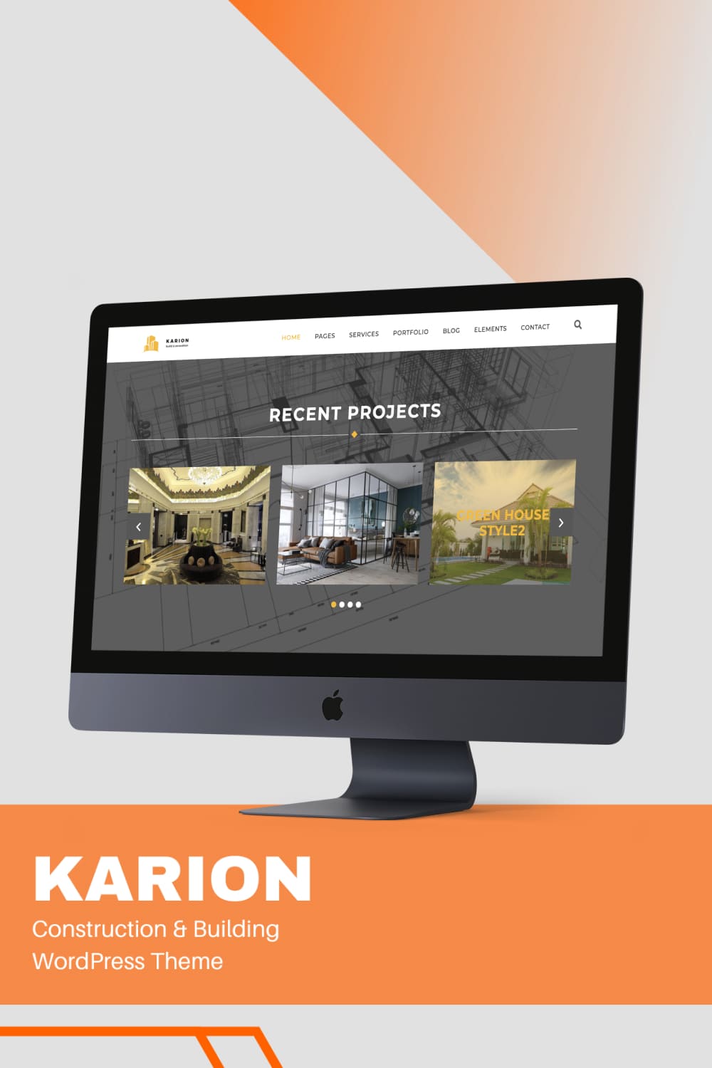 Karion - Construction & Building WordPress Theme - Pinterest.