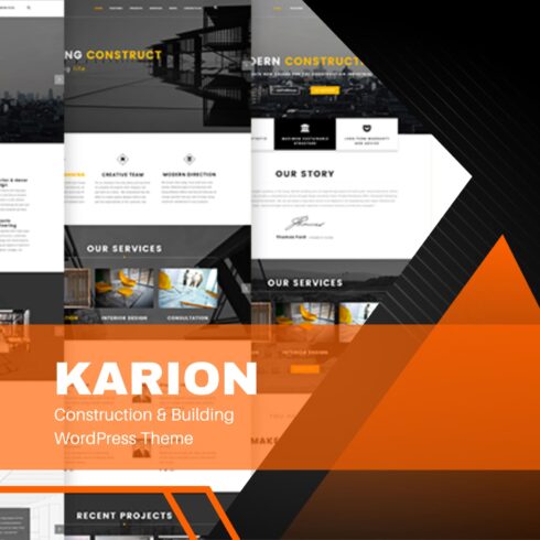 Karion - Construction & Building WordPress Theme.