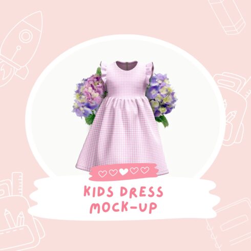 Kids Dress Mockup - main image preview.