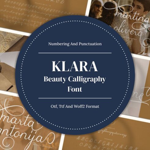 Klara | Beauty Calligraphy Font.