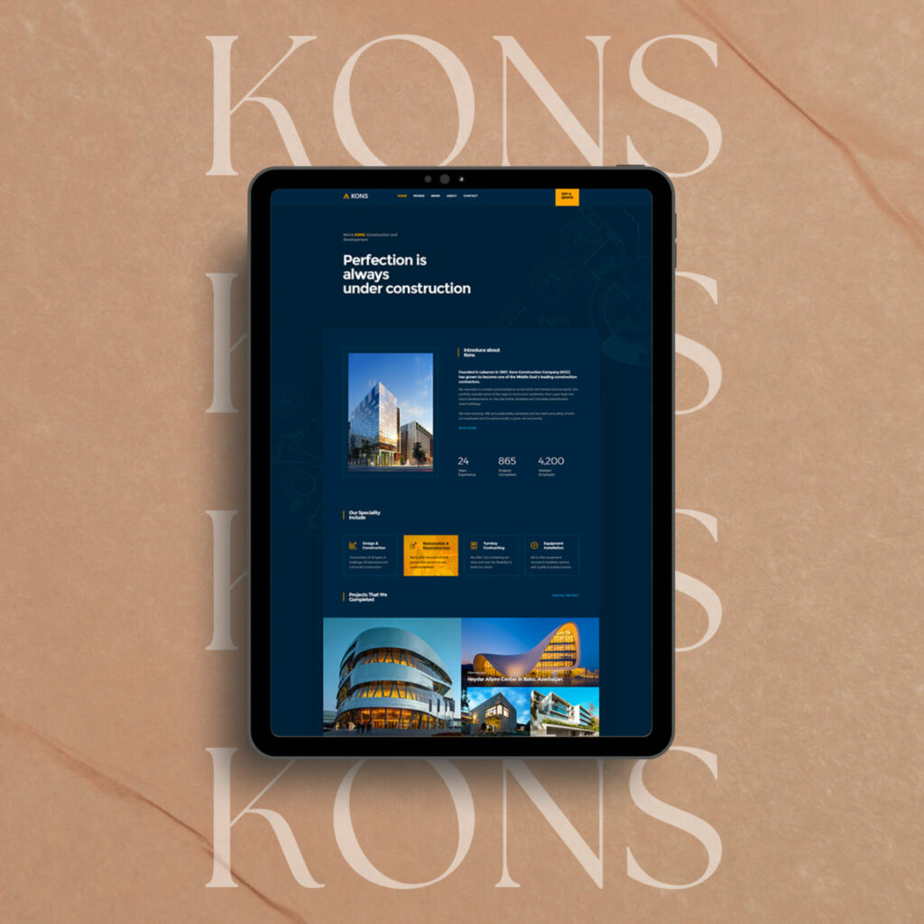 Kons - Construction And Building WordPress Theme – MasterBundles