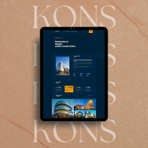 Kons - Construction And Building WordPress Theme.